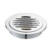 Good Polished Shower Strainer Brass Floor Drain