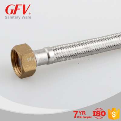 GFVH-1012 Stainless steel flexible hose with brass nut