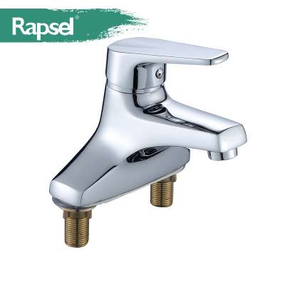 Rapsel High Quality Chrome Brass 2 Hole Basin Faucet