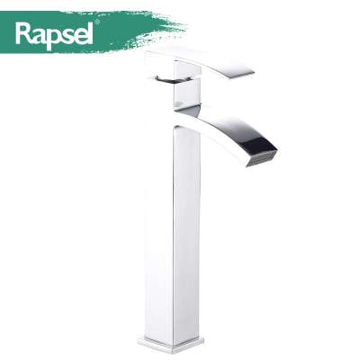 Rapsel Euro Luxury Style Single Handel Chrome Brass Bathroom Basin Faucet