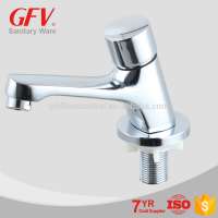 GFV-BF1055 Hot sell new design brass chrome time delay basin push tap